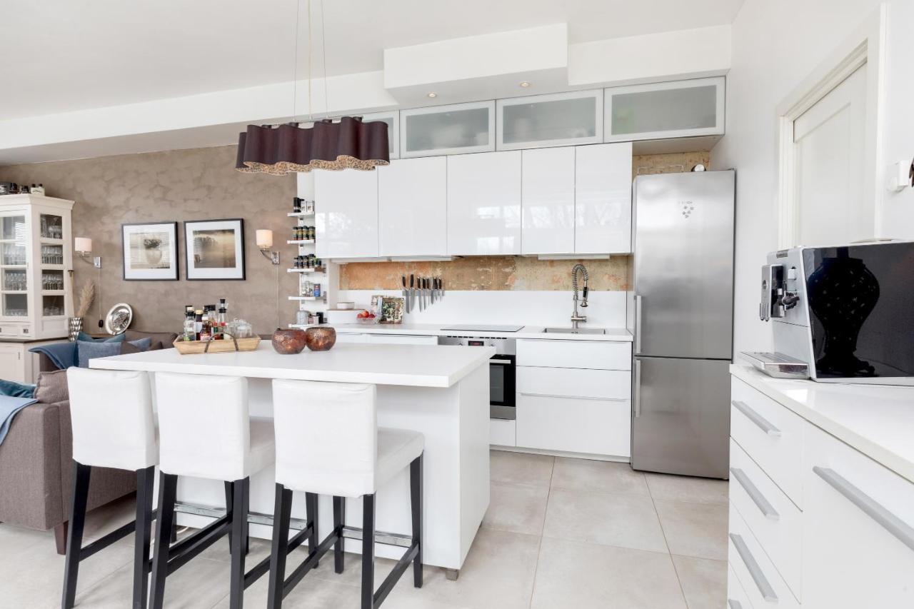 Stylish Apartment With Beautiful Views Of The River, Beach Nearby Kristiansand Exterior foto